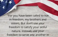 4th Of July Devotion Free To Serve