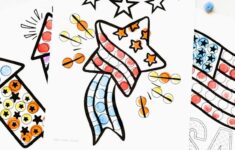 4th Of July Dot Marker Pages