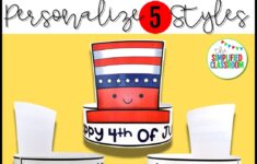 4th Of July Hat Headband Crown Fourth Of July Patriotic Uncle Sam Hats Craft