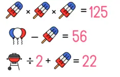4th Of July Math Puzzles