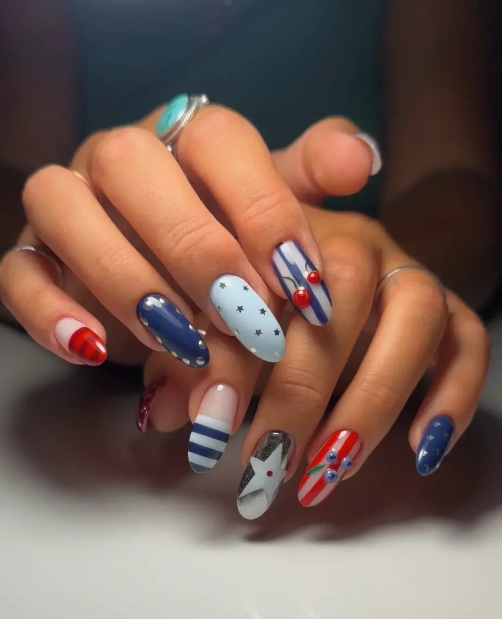 4th Of July Nails 4th Of July Nails