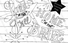 4th Of July Printable Coloring Page July