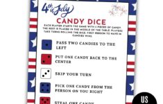 4th Of July Rolling Dice Game Fourth Of