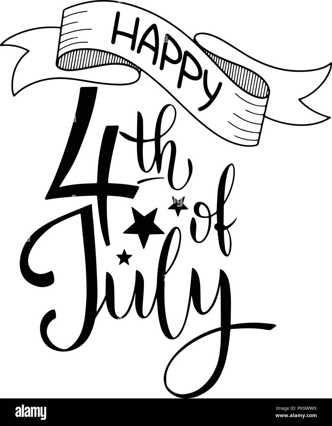 4th Of July Usa Independence Day Vector Elements For Invitations Posters Greeting Cards T Shirt Design Image206895969