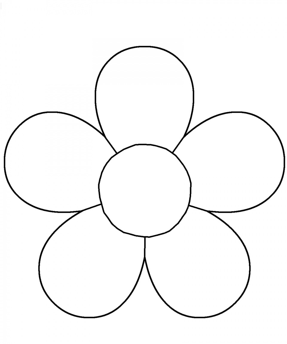 5 Petal Flower Template Free Printable 80 Images In Collection Page 2 5 Petal Flower Template Free Printable