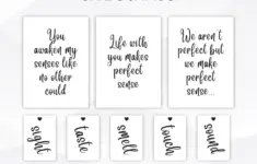 5 Senses Bundle 5 Senses Cards 5 Senses Gift Tags Print Use