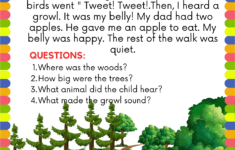 50 Fun Stories With Questions For Grade 3