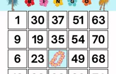 50 Hawaii Bingo Cards Printable Instant