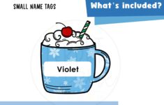 50 Off 24 Hrs Editable Winter Cubby Tags