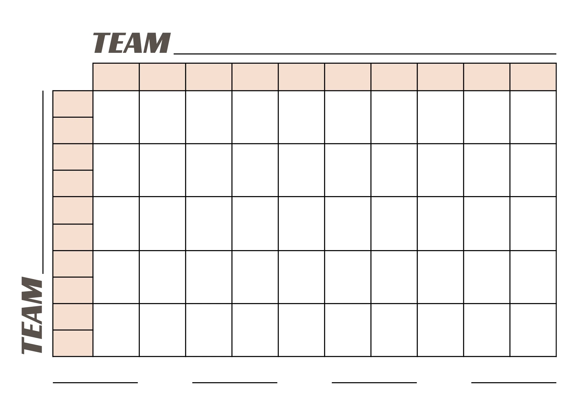 50 Square Football Grid Free Google Docs Template
