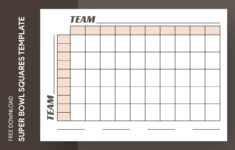 50 Square Football Grid Free Google Docs Template