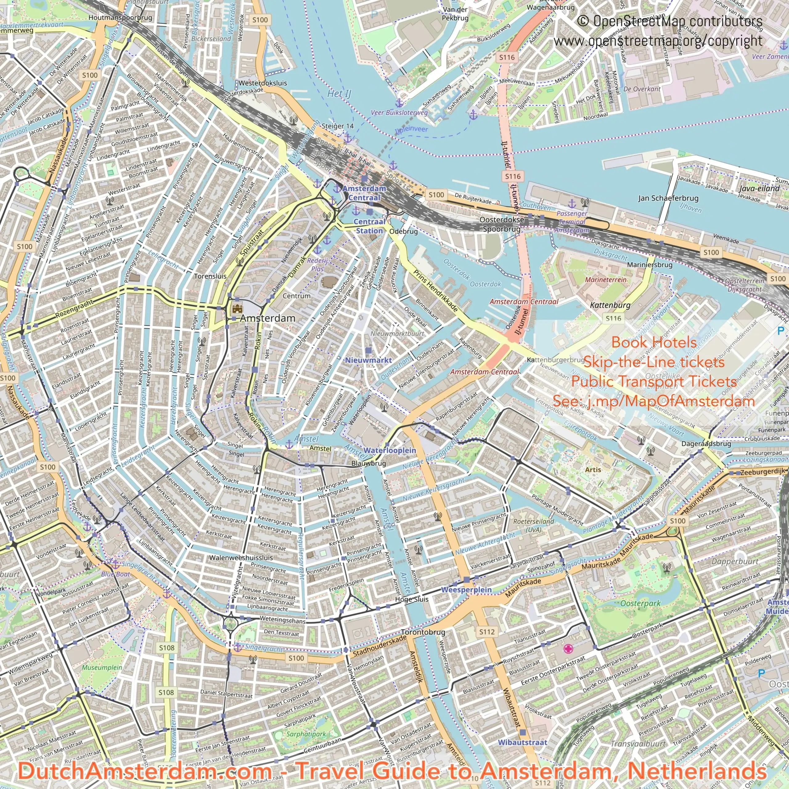 514 Map Of Amsterdam 514 Map Of Amsterdam