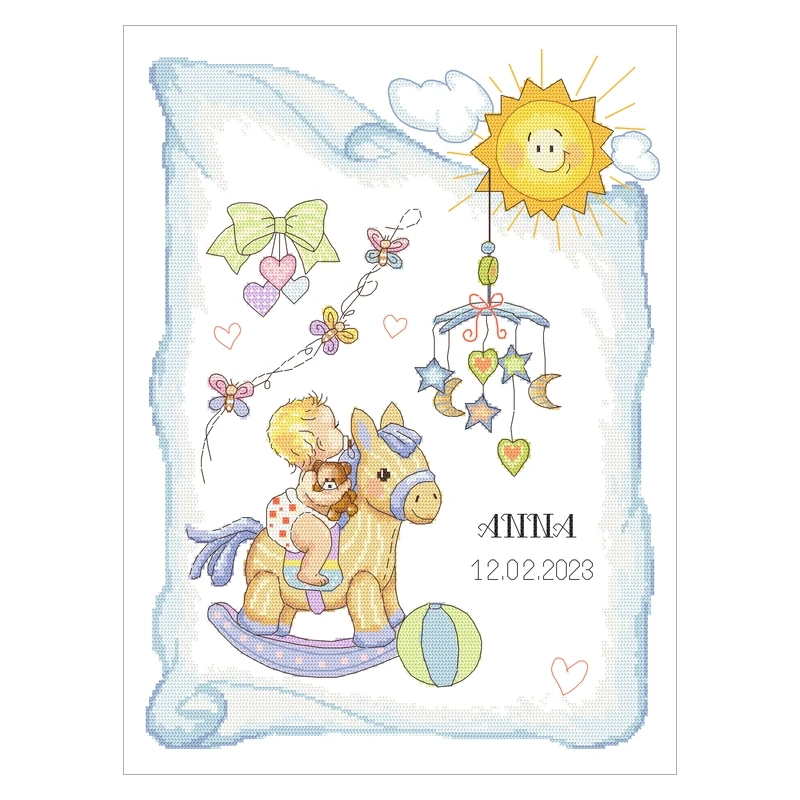 51469 Cross Stitch Pattern For Smartphone Birth Certificate For A Baby 51469 Cross Stitch Pattern For Smartphone Birth Certificate For A Baby