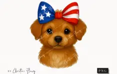 5678643 Cute Patriotic Dog Png 4th Of July Png