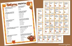60 Thanksgiving Trivia Questions And Answers Printable