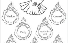 7 Gifts Of The Holy Spirit Coloring Page Cnt Mls