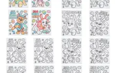 8 1 2 X 11 Color Your Own Easter Paw Patrol Paper Posters 12 Pc A2 14634403 fltr