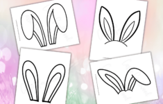 8 Cute Bunny Ear Templates