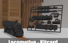803647 Locomotive Kit Card Big Boy V2