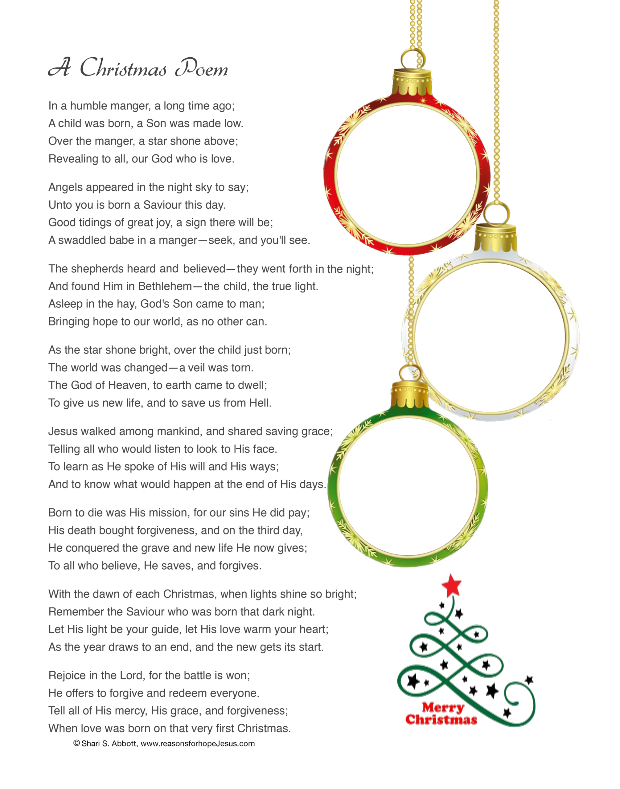 A Christmas Poem