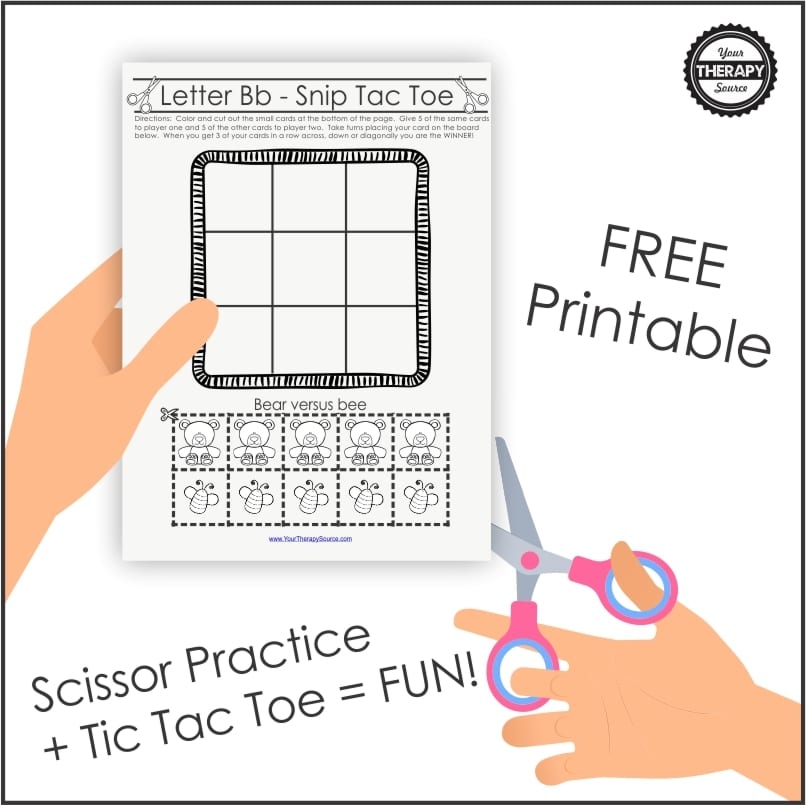 A Twist On Tic Tac Toe Free Printable
