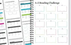 A Z Reading Challenge Printable