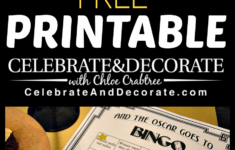 Academy Awards Party Bingo Free Printables