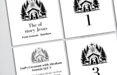 Advent Devotional Cards Printable Advent Scripture Card