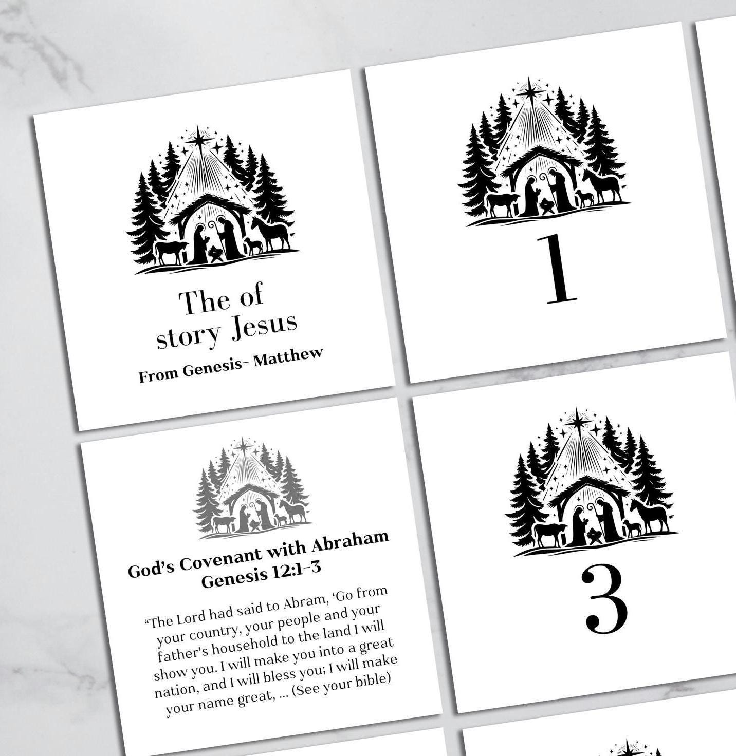 Advent Devotional Cards Printable Advent Scripture Card Advent Devotional Cards Printable Advent Scripture Card