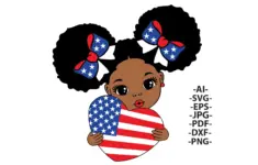 African American 4th Of July Svg