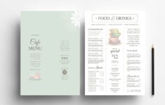 Afternoon Tea Menu Template