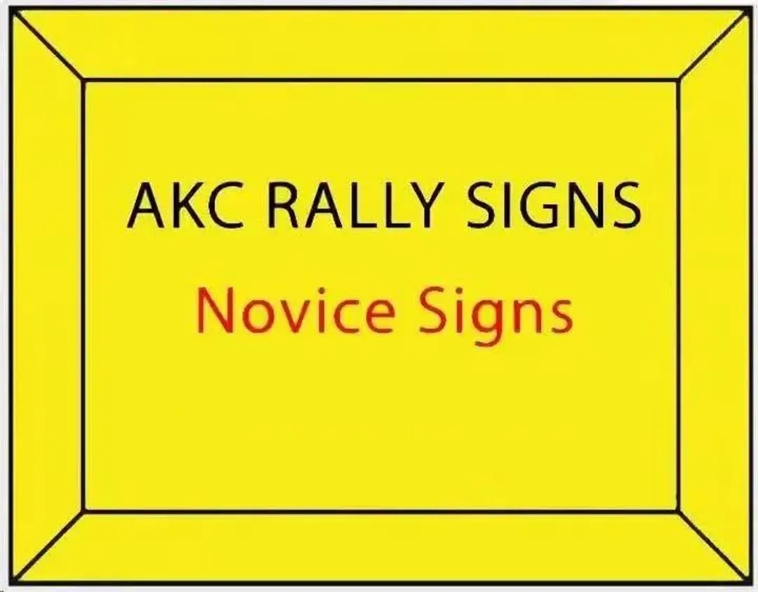 Akc Rally Signs Novice Level With