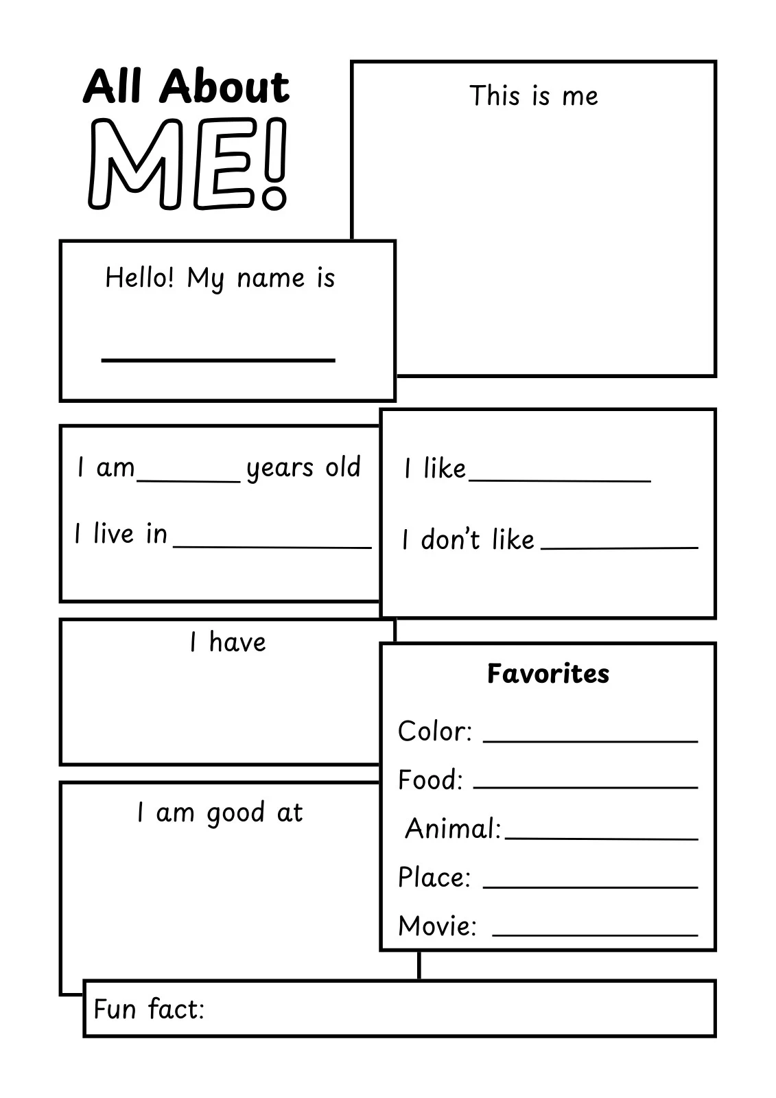 All About Me All About Me