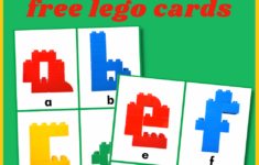 Alphabet Lego Cards Lowercase