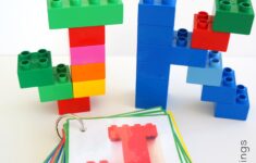 Alphabet Lego Cards Uppercase Free Printable