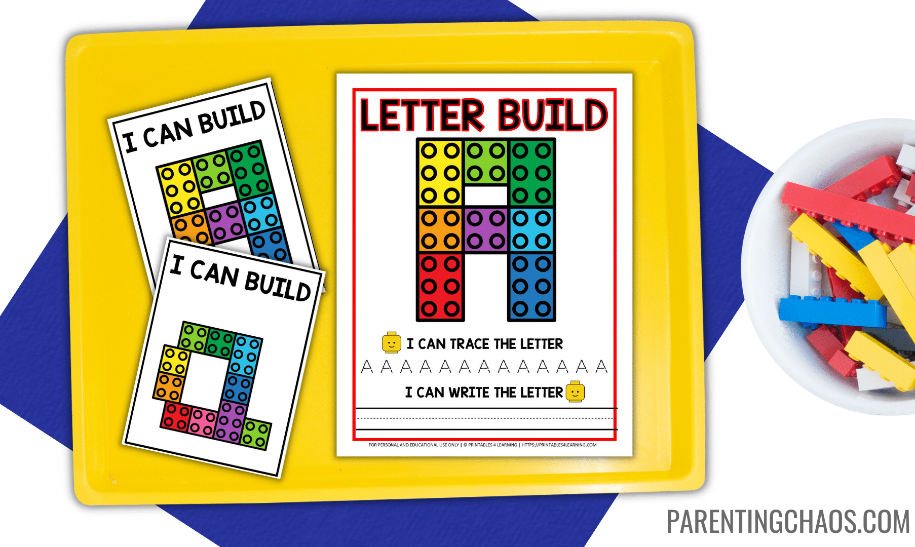Alphabet Lego Letters Printable