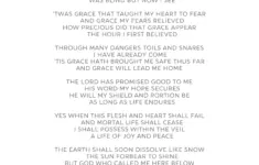 Amazing Grace Lyrics With Seven Verses