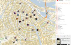 Amsterdam Printable Tourist Map