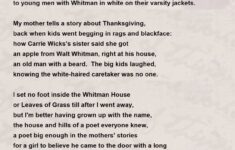 An Apple From Walt Whitman