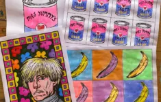 Andy Warhol Printable Activity Sheets