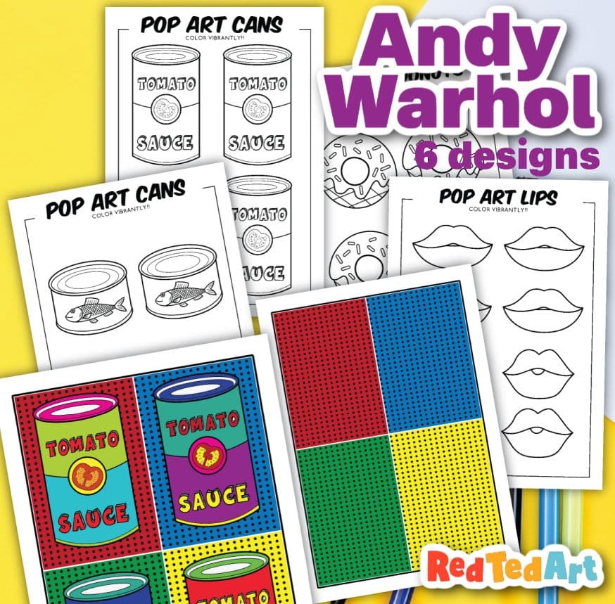 Andy Warhol Printable Art Activity