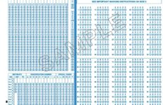 Answer Sheets To Use