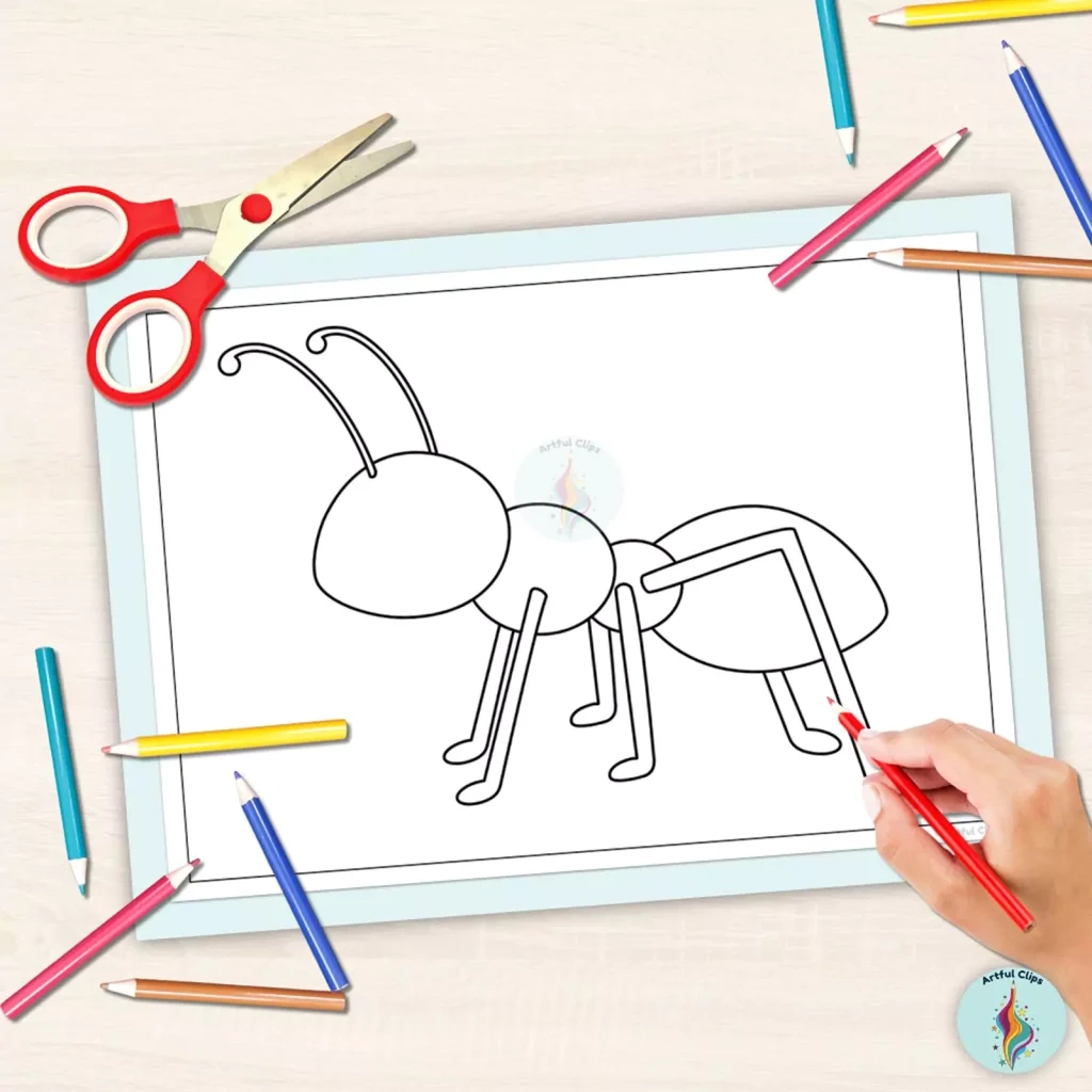free printable ant template