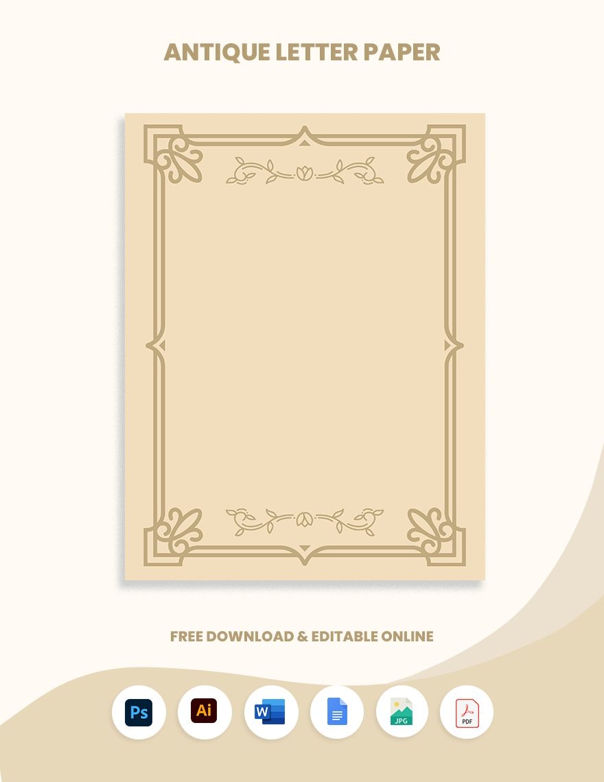 Antique Letter Paper