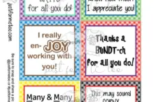 Appreciation Printable Tags Instant