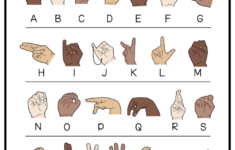 Asl Alphabet Printable Chart And Flashcards