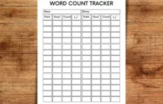 Authors Basic Word Count Tracker
