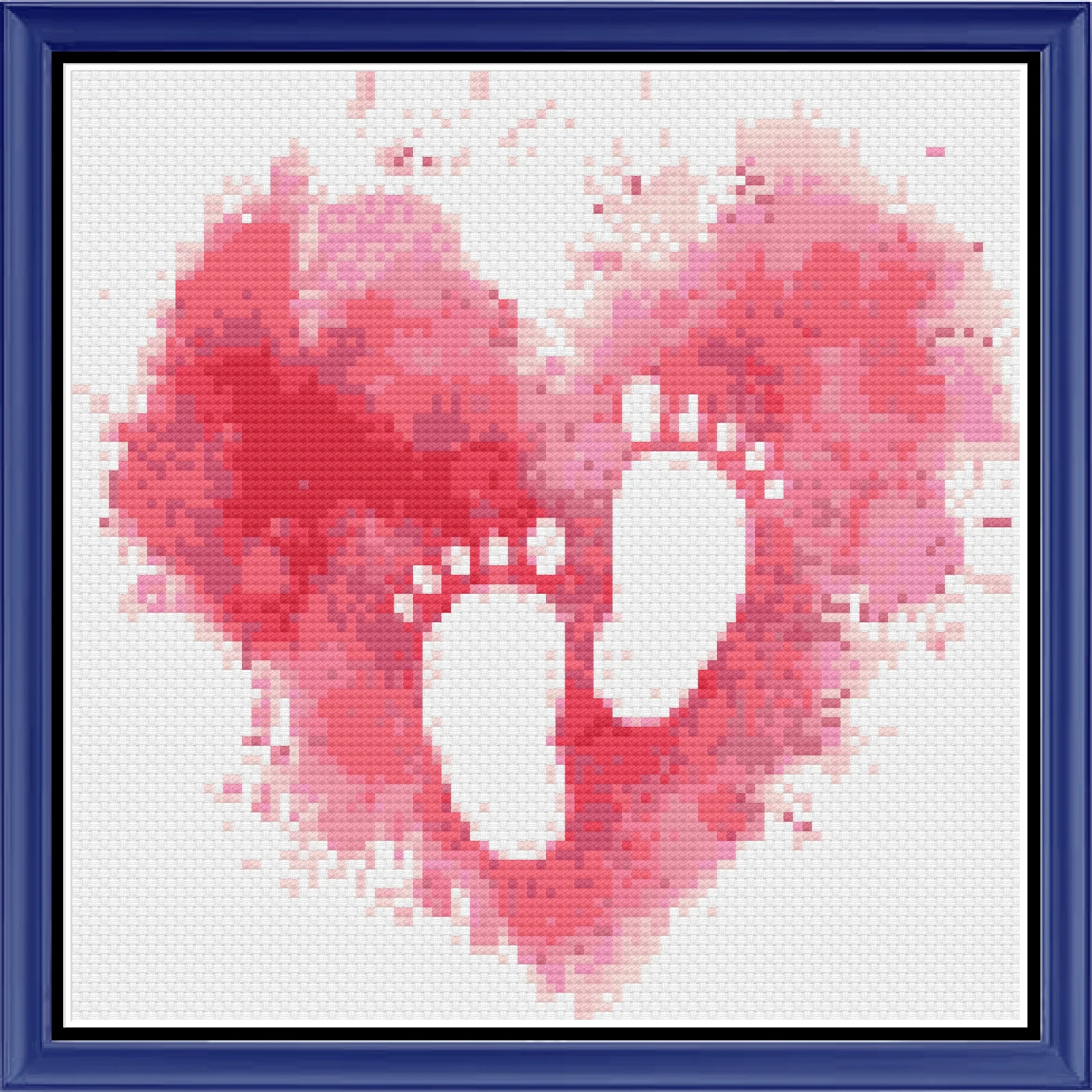 Baby Girl Infant Birth Heart Cross Stitch Embroidery Needlepoint Pattern Pdf Download Baby Girl Infant Birth Heart Cross Stitch Embroidery Needlepoint Pattern Pdf Download