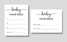 Baby Name Ideas Minimalist Baby Shower