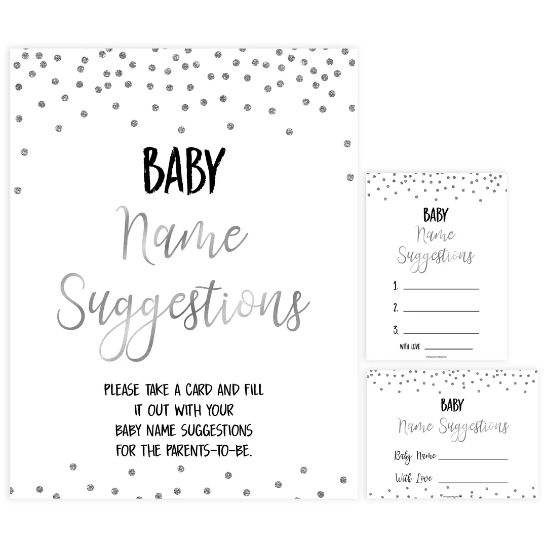 Baby Name Suggestions Silver Glitter Baby Name Suggestions Silver Glitter